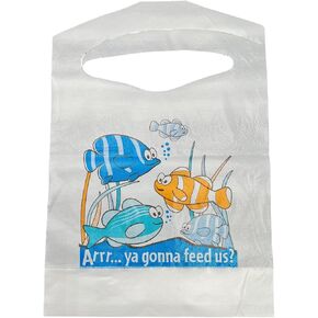 Sandhill Tools Soft Comfortable Plastic Disposable Bibs, Child Crumb Catcher Dining Bibs, Size 10.5" x 14.5" - 40 Pack