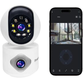 360 ° 2K IDER Dual Lens Camera WiFi Camera Camera Full Color Light Vision 4MP Outdoor Outdoor 2 Way Audio 1080p Home Camera