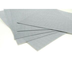 3M Tri-Mite Wet or Dry 600 Grit 15 Micron Grey Polishing Paper Pack of 10 Sheets Made in USA