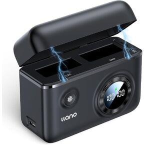 llano LP-E8 18W Fast Dual Battery Charger for Canon EOS Rebel T3i, T2i, T4i, T5i, 550D, 600D, 650D, 700D DSLR Digital Camera