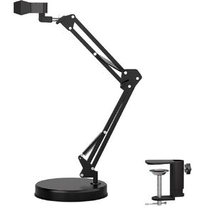Ninyoon 4K WiFi Microscope with Max 21 Inch Height Stand & Table Clamp, 50-1000X USB Digital Microscope 3840x 2160P Camera, Work for iPhone Android Windows Mac Linux Chrome