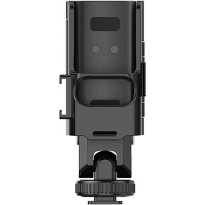 CAPART Phone Holder Adapter for DJI OSMO Pocket 3, with 1/4 Threaded Hole and Cold Shoe, for Tripods, Selfie Sticks, Fill-in Lights Mounting