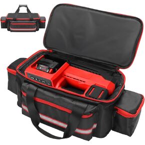 Air Compressor Bag Case for Milwaukee M18 Inflator 2848-20/2771-20,Tire Inflator for MWK Portable Tool Storage Holder Organizer,Dustproof Waterproof with Reflective Strips