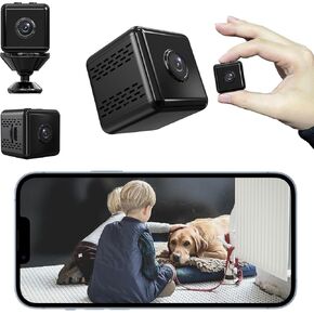 Hidden Cameras-Mini Nanny Camera-1080P HD WiFi Security Camera-WiFi Wireless Pet Camera-Real-time Record, AI Motion Detection Camera-Night Vision Cameras, SD memory card recording, For Home Security