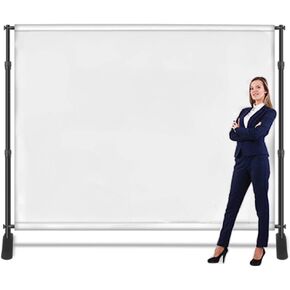 10x10 Feet Step and Repeat Backdrop Banner Stand Only – Lightweight, Portable, Ideal for Events, Trade Shows, and Photo Shoots with Carry Bag and case