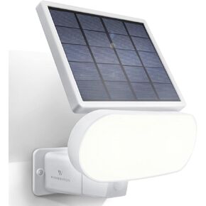 Wasserstein 2-in-1 Floodlight and Solar Panel Charger Compatible with Wyze Cam Outdoor (White) (Outdoor Security Camera NOT Included)