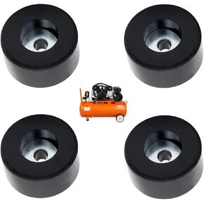 4PCS 192310GS Air Compressor Isolator Pads, Replacement Rubber Isolator feet 094-0026, E106661, D091007 for Many Compressors Generators Pressure Washers Anti Vibration Foot Pad