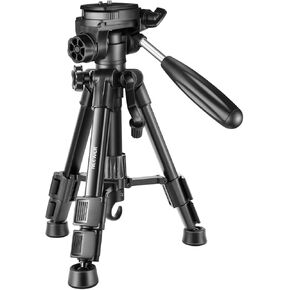 Neewer Mini Travel Tabletop Camera Tripod 24 inches/62 centimeters, Portable Aluminum with 3-Way Swivel Pan Head for DSLR Camera,Smartphones,DV Video up to 6.6 pounds/3 Kilograms (T210)