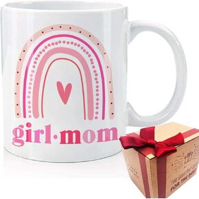 EST 2025 Promoted to Be Mom Mug Gifts for New Mom, Birthday Mug Gift for Mom, First Time Mom Gift for Girl Mom, Pregnancy Announcement Baby Reveal Gift for Mother
