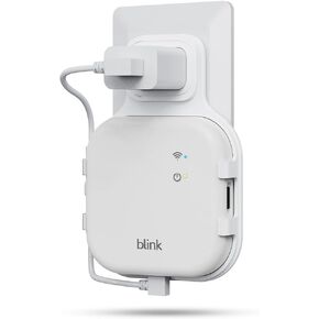 Outlet Mount for All-New Blink Sync Module XR with USB-C Cable | No Messy Wires, No Tool or Screw Needed | Space-Saving Bracket Holder for Sync Module XR | Blink Security Accessories | White
