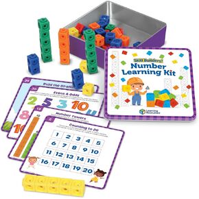 Learning Resources Skill Builders! Number Learning 71-pc Kit - Preschool Learning Activities, Manipulatives for Kids, Gifts for Kids Ages 4+