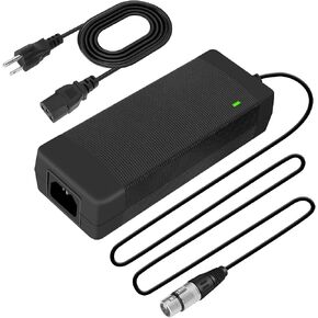 XLR 4-Pin Power Adapter for Sony F55, Venice, Canon C500 MKII, Panasonic, Zaxcom Fusion Cameras, 12V-5A to 10A