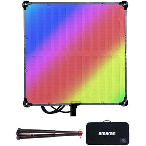 Aputure Amaran Foldable Flexible LED Light Panel Splash-Proof for Video Studio Photography Lighting (amaran F22c)