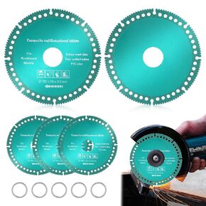 5 Pack Indestructible Disc for Angle Grinder, 4inch/ 10cm Multifunctional Cutting Saw Blade 2.0 - Cut Everything in Seconds, Applies to Wood, Plastic, Metal, and Stone Ceramics