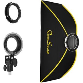 Glow ParaSnap 12x36 Strip New Generation SterlingFibre Softbox with OTA-G1 Flashpoint XPLOR 300 Pro, Godox ML60 Adapter