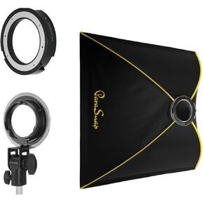 Glow Parasnap 40x40 Square New Generation Sterlingfibre sofbox مع محول OTA-A2 لـ Profoto A2 Monolight