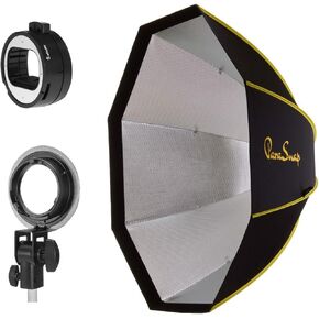Glow ParaSnap 44" Octa New Generation SterlingFibre Softbox with OTA-S Speedlight Mount Adapter