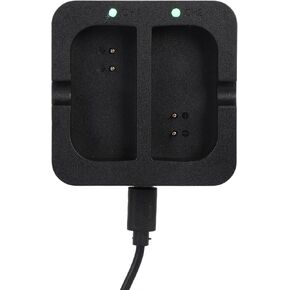 V4 Battery Charger for Ring-Video Doorbell 2/3/4(Not for 1), One Dual USB Charging Station USB Cable Cord Compatible with Video Doorbell 3 Plus, Stick Up Cam Battery 2nd 3rd, Spotlight Cam Battery