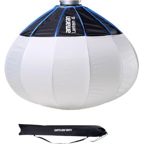 Aputure Amaran Lantern 65 Softbox Soft Light Modifier,65cm (2ft) omnidirectional Modifier, Quick-Setup Quick-Folding for Aputure LS 300D II 300X 600d and Other Bowens Mount Light