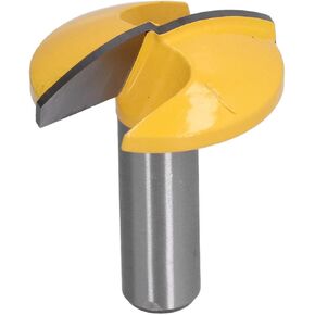 Horizontal Crown Router Bit，1/4 Inch Shank Crown Cap Molding Router Bit，1-3/4in Cutting Diameter Small Bowl Router Bit