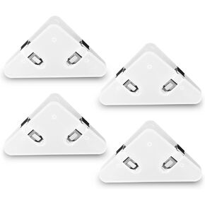 Meking 4PCS Triangle Backdrop Paper Clips Triangular Round Edge Background Clips for Small Product Photography