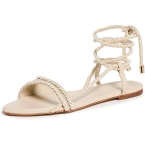 KAANAS Women's Alenna Asymmetrical Ankle Wrap Sandals