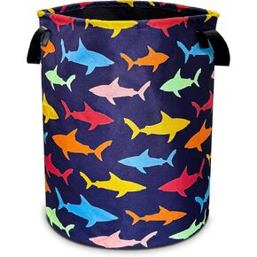 Color Hippie Flowers Laundry Basket Folk Art Flowers Foldable Oxford Cloth Funny Tote Bag Laundry Hamper Clothes Storage Bucket Toy Organizer For Bathroom/Laundry/Bedroom 18.9x16.5 In