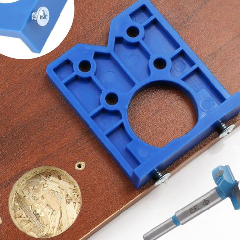 طقم مفصل الباب 35 ملم ، رقصة حفر ثقب المفصل مع تدريبات بتات مفصلية مخفية ، جيج مفصلي ، قطع مثقاب للأداة الخشبية للخزانة ، الباب ، ثقب مفصل النافذة in Kuwait