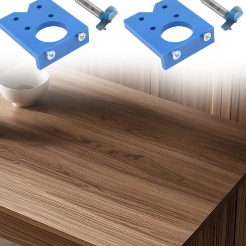 طقم مفصل الباب 35 ملم ، رقصة حفر ثقب المفصل مع تدريبات بتات مفصلية مخفية ، جيج مفصلي ، قطع مثقاب للأداة الخشبية للخزانة ، الباب ، ثقب مفصل النافذة in Kuwait