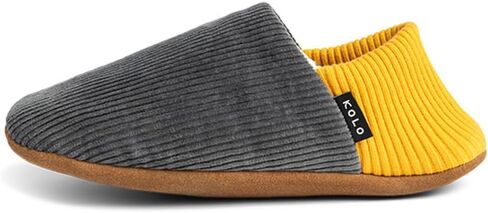 Kolo Corduroy House Shoes, Ultra-Soft Lining, Genuine Leather Suede Sole in Saudi Arabia