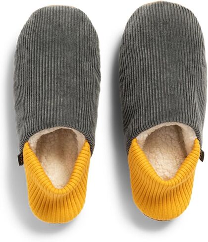 Kolo Corduroy House Shoes, Ultra-Soft Lining, Genuine Leather Suede Sole in Saudi Arabia
