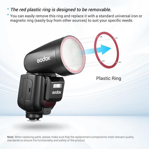 Godox V1Pro-N USA Version Camera Flash Speedlite V1Pro-NU for Nikon, with Detachable Sub Flash, USB-C Charge Battery, 2.4G Wireless HSS TTL Flash for Nikon Z9 Z8 Z7II Z6 ZFC D850 D810 D750 D610 D7100 in Kuwait