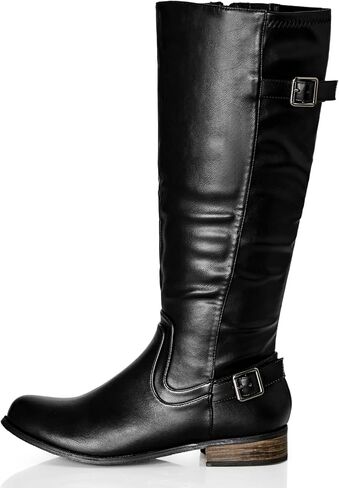 City Chic Women's Boot-Wide Fit Cilla Knee in Saudi Arabia