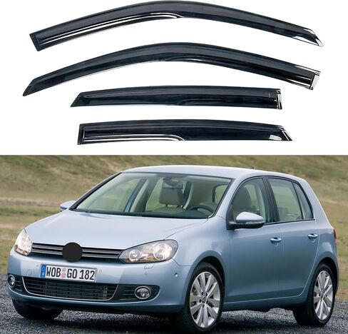 KPY Window Visor Compatible with Kia Sorento 2011-2015, 4PC Rain Guard Side Window Vent Deflectors Tape-On Mugen Style, 2011 2012 2013 2014 2015 in Kuwait
