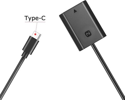 RAEISUSP PD DC CABLE NP-FZ100 DUMMY BUTTION FOR SONY Alpha A9 A7RM3 A7RIII A7 III A7M3 ILCE-9 A6600 in Kuwait