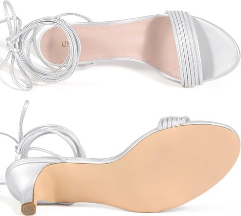 Allegra k للسيدات الضيقة المفتوحة من اصبع القدم الدانتيل حتى الصنادل هريرة الكعب in Kuwait