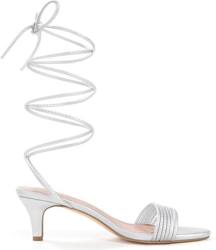 Allegra k للسيدات الضيقة المفتوحة من اصبع القدم الدانتيل حتى الصنادل هريرة الكعب in Kuwait