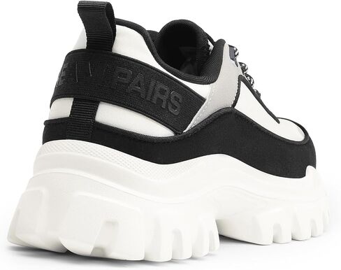 DREAM PAIRS Women Platform Chunky Fashion Sneakers Walking Lace-Up Comfortable Sport Stylish Lightweight Classic Casual Work Tennis Shoes in Saudi Arabia