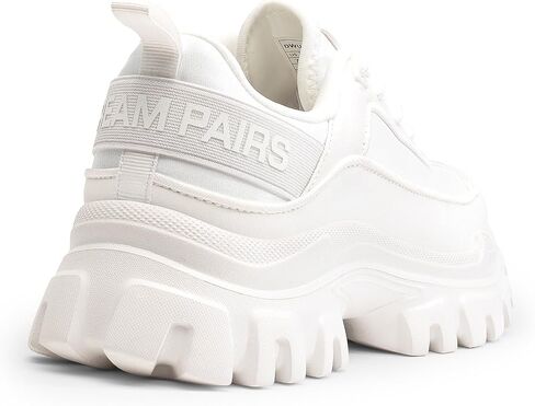 DREAM PAIRS Women Platform Chunky Fashion Sneakers Walking Lace-Up Comfortable Sport Stylish Lightweight Classic Casual Work Tennis Shoes in Saudi Arabia