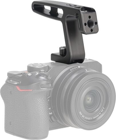 FocusFoto Mini Top Hound مع حامل أحذية بارد لكاميرات مدونة خفيفة الوزن ، وقبعة قفص الكاميرا ، وقبضة المقبض العلوي/الجانبي المصغرة مع حوامل الأحذية الباردة و 1/4 "-20 و 3/8" -16 ثقوب تحديد موقع ARRI in Kuwait