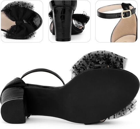 Perphy kal strap Stone Stone Printed chunky kyel bow sandals for women in Saudi Arabia