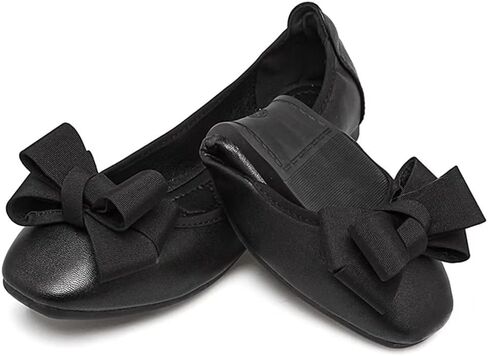 Hee grand Women Foldable Ballet Flats Bling Rhinestones Soft Leather Pointy Toe Flats Sparkle Wedding Dress Shoes Comfort Slip on Loafers Big Size in Kuwait