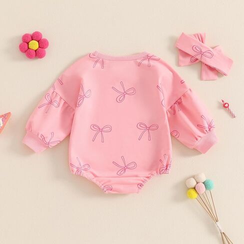 Newborn Baby Girl Bubble Romper Bow Checkboard Short Sleeve T Shirt Jumpsuit Onesie Cute Summer Clothes in Saudi Arabia