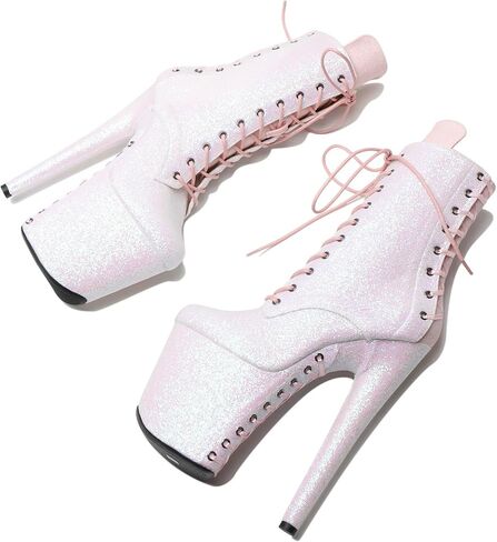 Wuxin H&P 8 in Pole Dance Boot Shoes for Women ، 8 in Exotic Stiletto Pole Dance Boot Platform in Kuwait