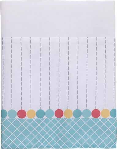 Disney Winnie the Pooh First Best Friend 4 Piece Crib Crib Set ، Aqua/Gray/White/Red ، مجموعة 4 قطع (حزمة 1) in Saudi Arabia