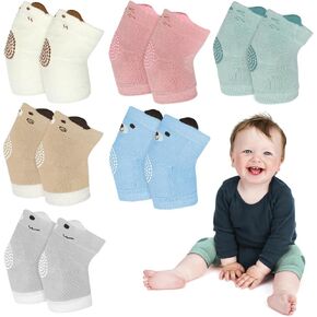 Cute Baby Knee Pads for Crawling, Cartoon Anti-Slip Toddler Knee Floor Pads for Crawling, Walk