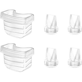Duckbill Valve Silicone Diaphragm Compatible with Mommed S21 Breast Pump, General Breastpump Replacement Parts Accessories (6 Pieces Set)
