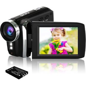 Video Camera Camcorder HD 2.7K 36.0 MP Vlogging Camera for YouTube 2.8" LCD Screen Camcorders Camera for Kids,Teens,Students,Beginners（ NO SD Card）