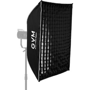 GVM 24"x 35" Video Light Softbox, 60 x 90cm Softbox Soft Box with Bowens Mount Compatible Studio Strobe Flash Light, Portable and Lightweight