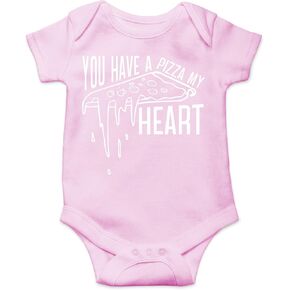 CBTwear You Have a Pizza My Heart - Baby Clothes - Funny Newborn Bodysuit Outfits for Boys and Girls